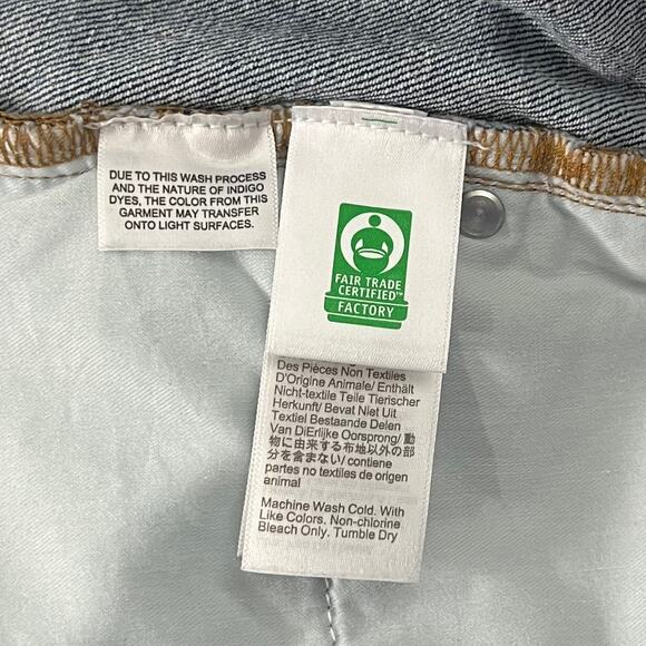 J. CREW High-Rise A-line Denim Shorts In Ancient Laurel Wash Size 29 - Picture 7 of 9